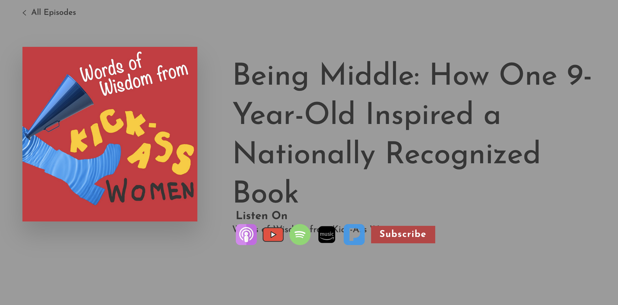 Being Middle: How One Nine-Year-Old Inspired a Nationally Recognized Book